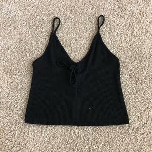 Black Crop Top